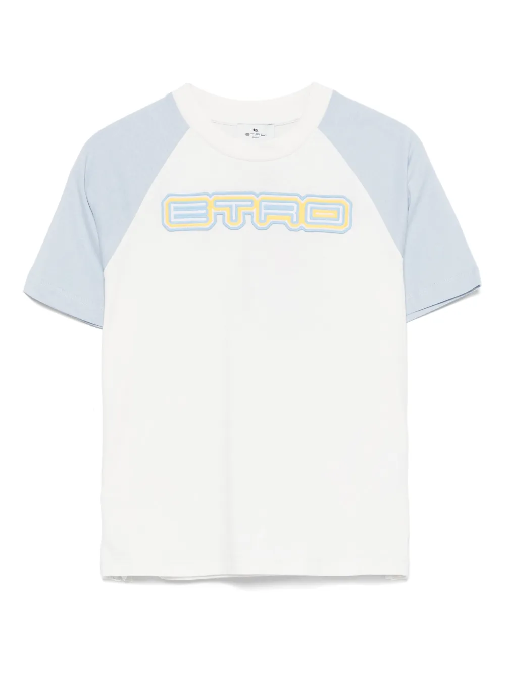 ETRO KIDS T-shirt met logopatch Wit