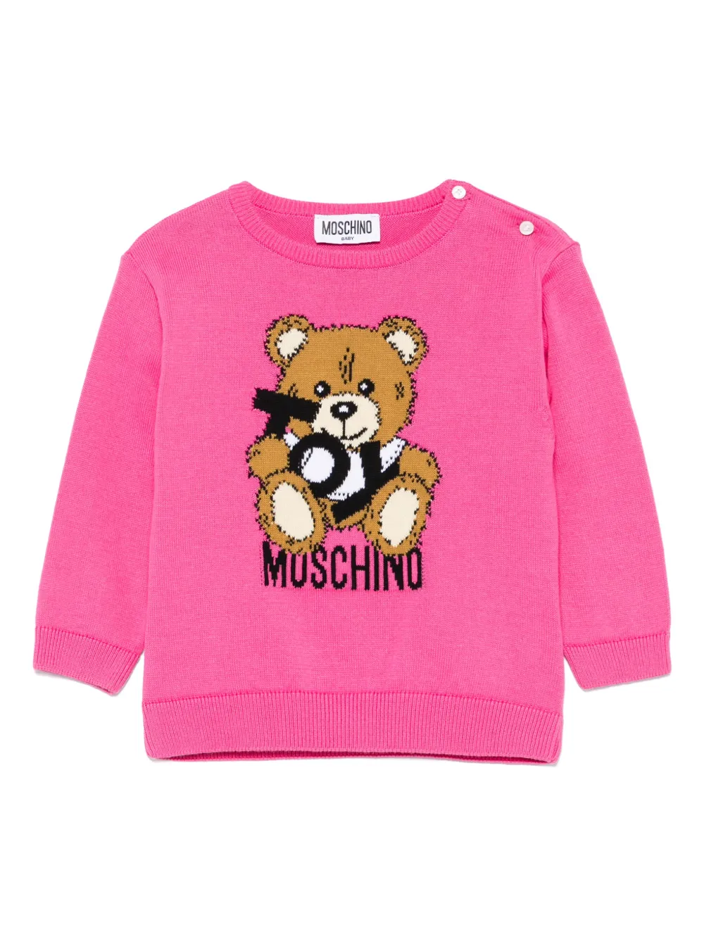 Moschino Kids Teddy Bear trui Roze
