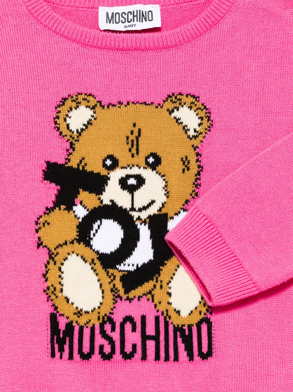 Moschino Kids Teddy Bear trui Roze