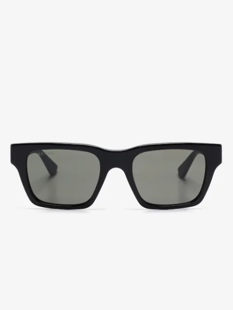Gucci Eyewear солнцезащитные очки в прямоугольной оправе