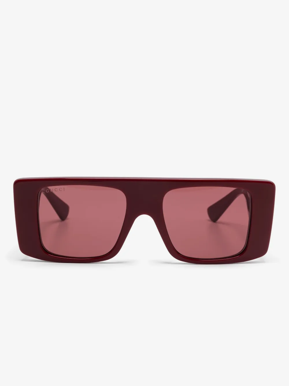 Gucci Eyewear rectangle-frame sunglasses | Red | Image 1
