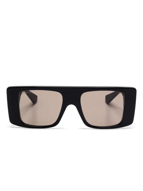 Gucci Eyewear lentes de sol con armazón rectangular