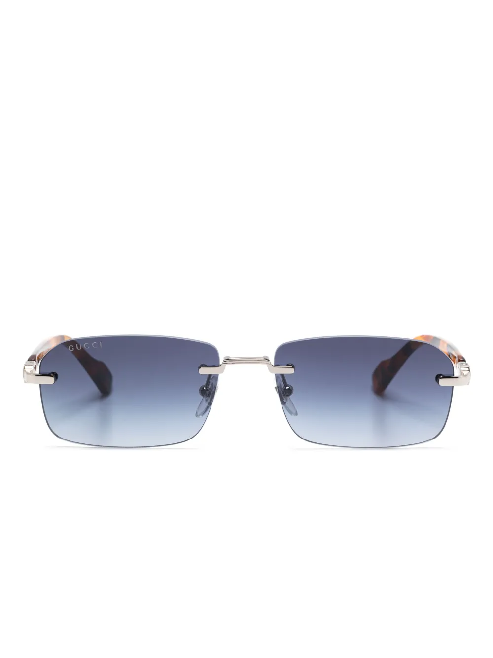 Gucci Eyewear lentes de sol con armazón rectangular | marrón | Image 1