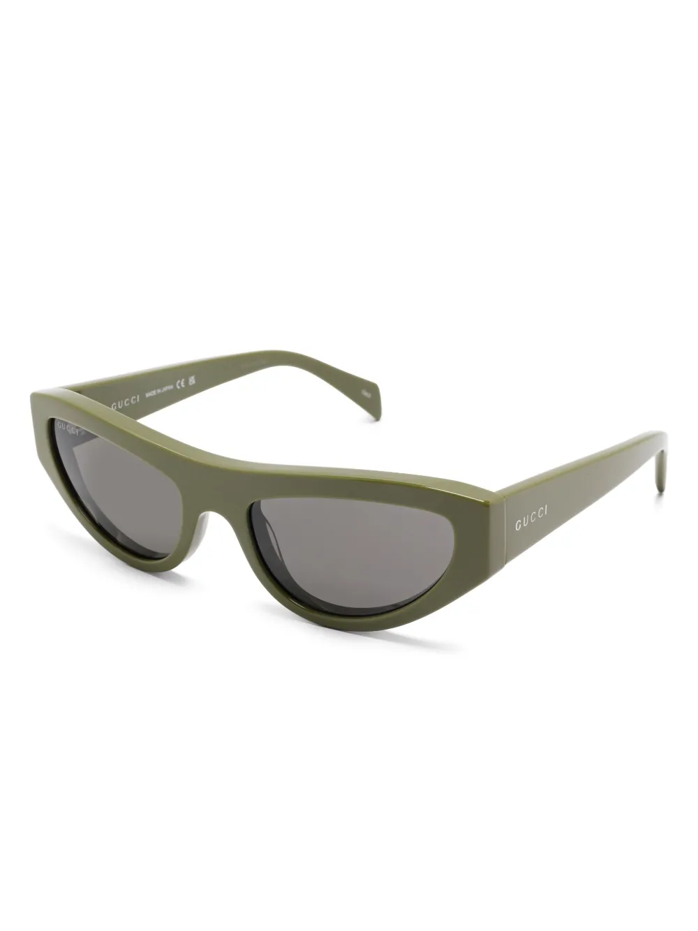 Gucci Eyewear Zonnebril met cat-eye montuur - Groen