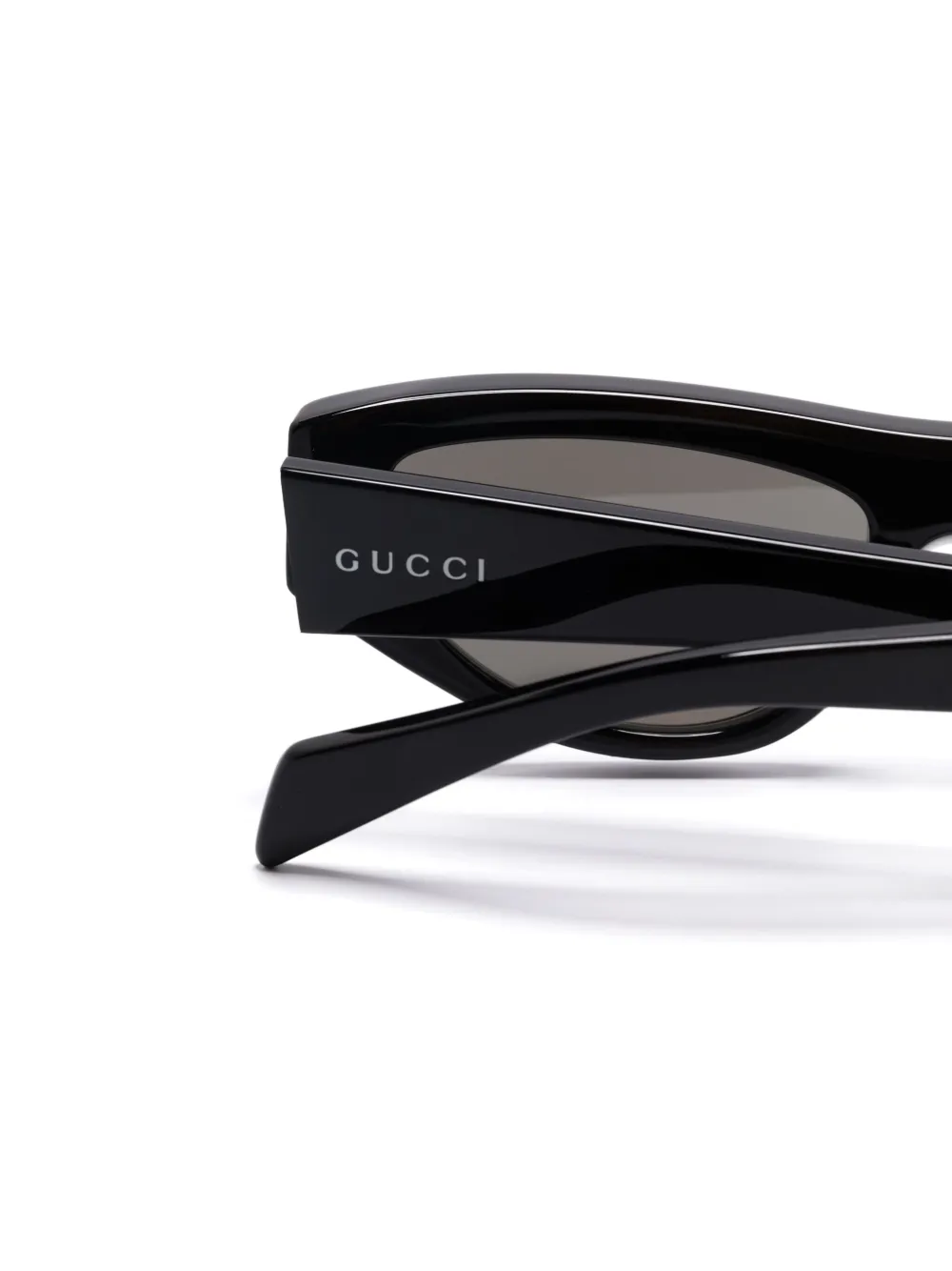 Gucci Eyewear Zonnebril met cat-eye montuur Zwart