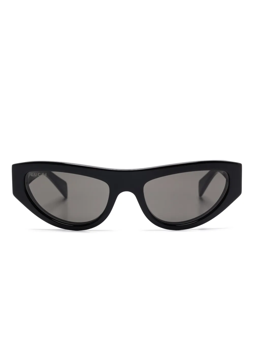 Gucci Eyewear Zonnebril met cat-eye montuur Zwart
