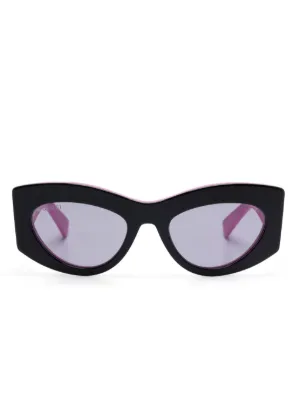 GUCCI パープル キャットアイ サングラス Gucci Eyewear キャットアイ サングラス | パープル | FARFETCH JP