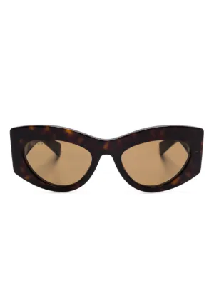 Gucci Eyewear キャットアイ サングラス | オレンジ | FARFETCH JP