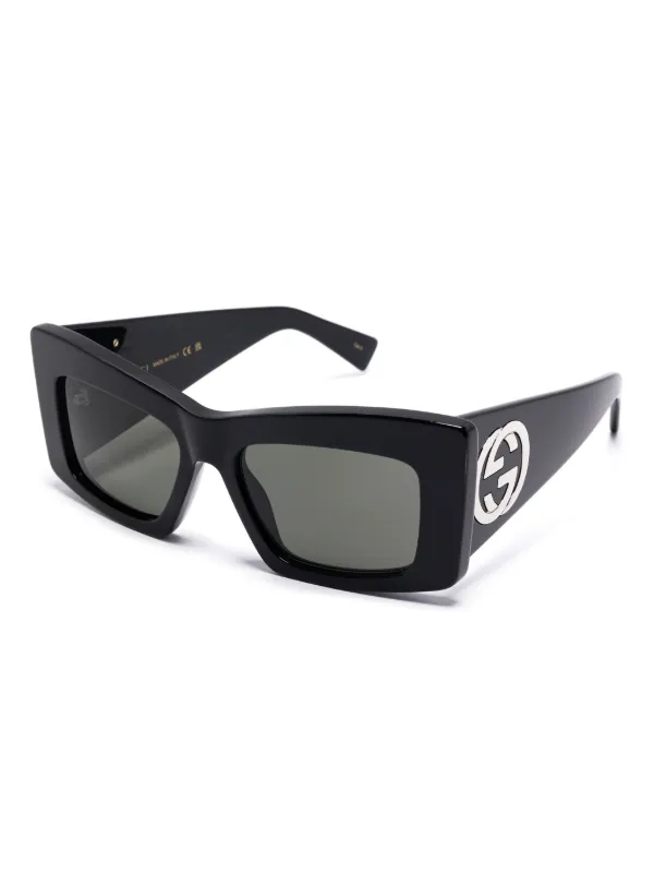Gucci Eyewear square-frame Sunglasses | Black | FARFETCH ZA