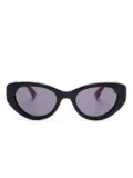 Gucci Eyewear butterfly-frame sunglasses - Black