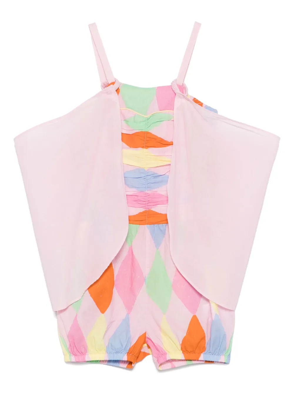 Stella Mccartney Butterfly Winged Playsuit In Pink