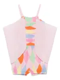 Stella McCartney Kids butterfly winged playsuit - Pink