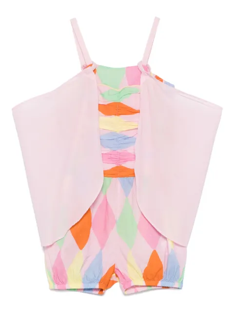 Stella McCartney Kids combishort à détails d'ailes de papillon