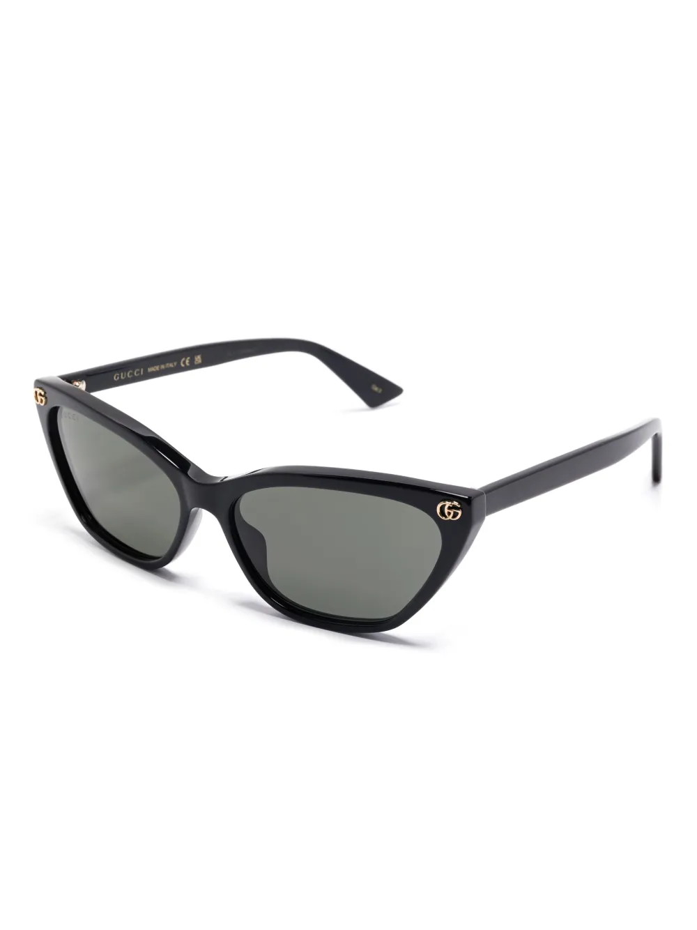 Gucci Eyewear Zonnebril met geometrisch montuur - Zwart