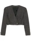 Versace Pre-Owned 1980s cropped jacket - Black