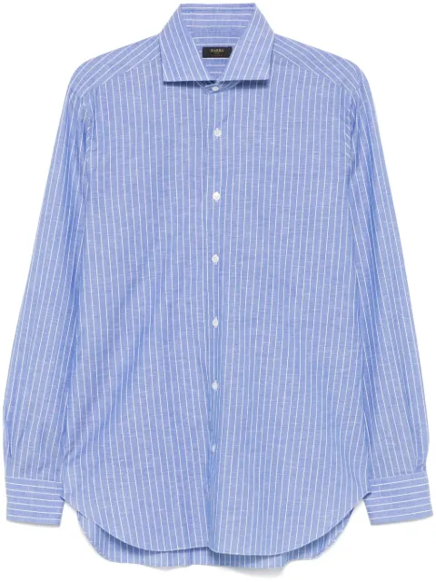 Barba camisa con rayas estampadas