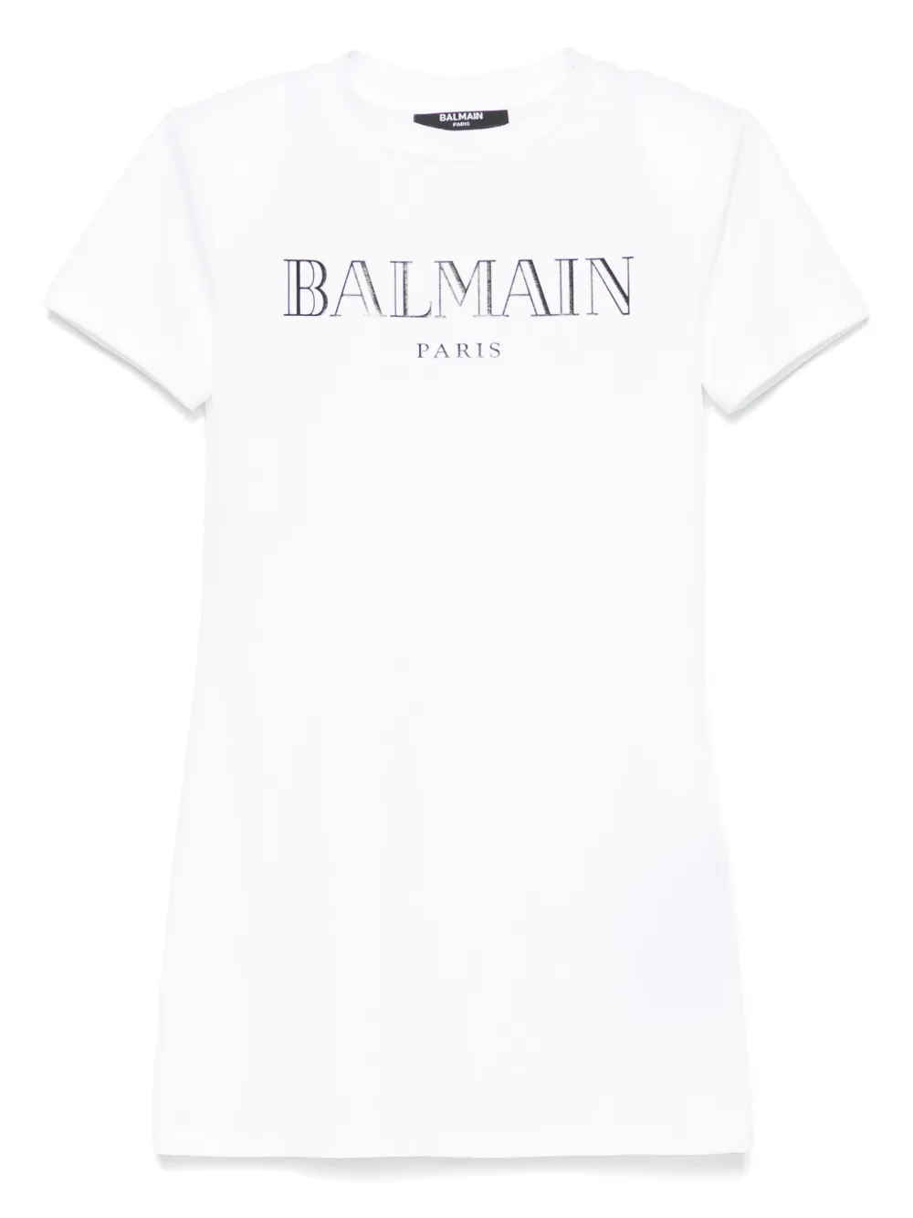 Balmain Kids Katoenen T-shirt Wit