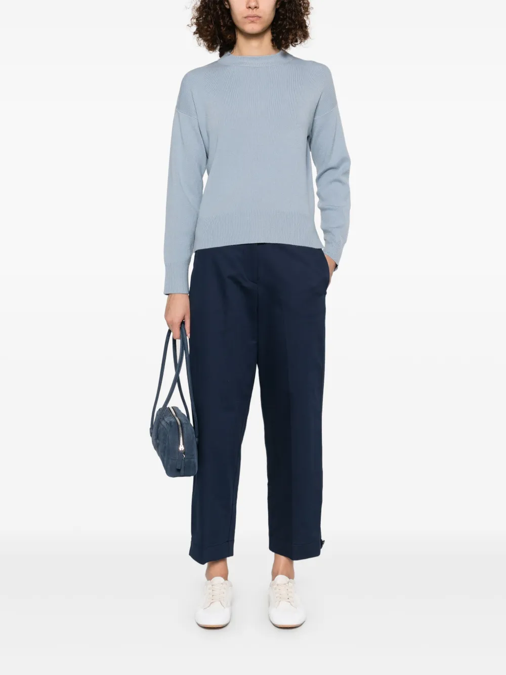 Patrizia Pepe drawstring trousers - Blauw