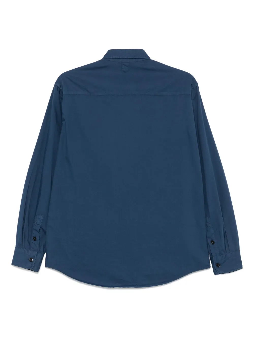 Canali Twill overhemd - Blauw