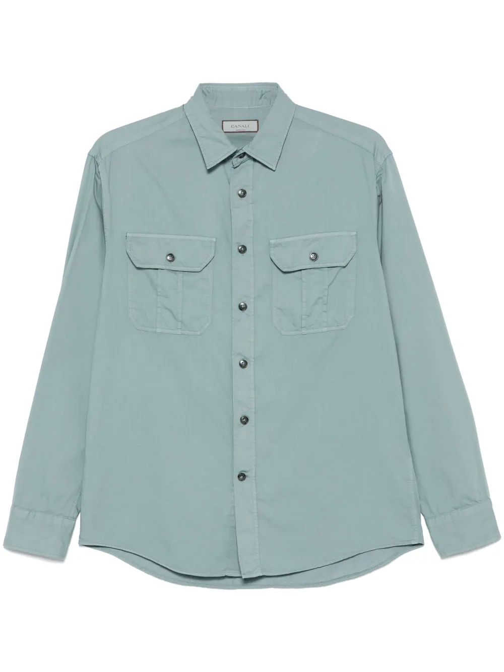 Canali camisa de sarga | azul | Image 1