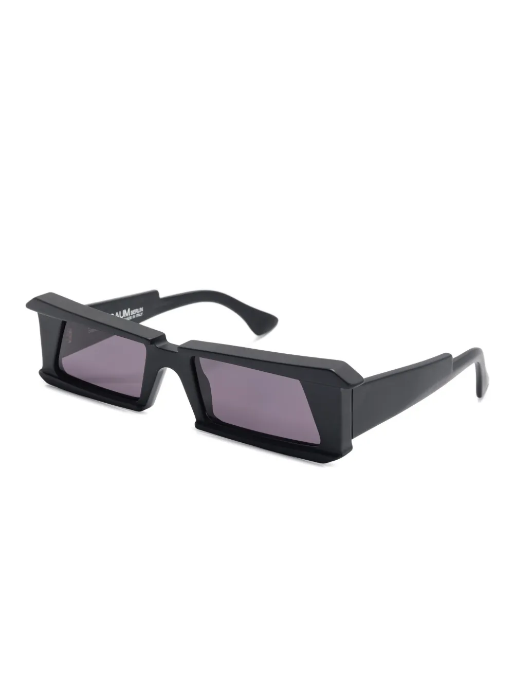 Kuboraum geometric-frame sunglasses Zwart