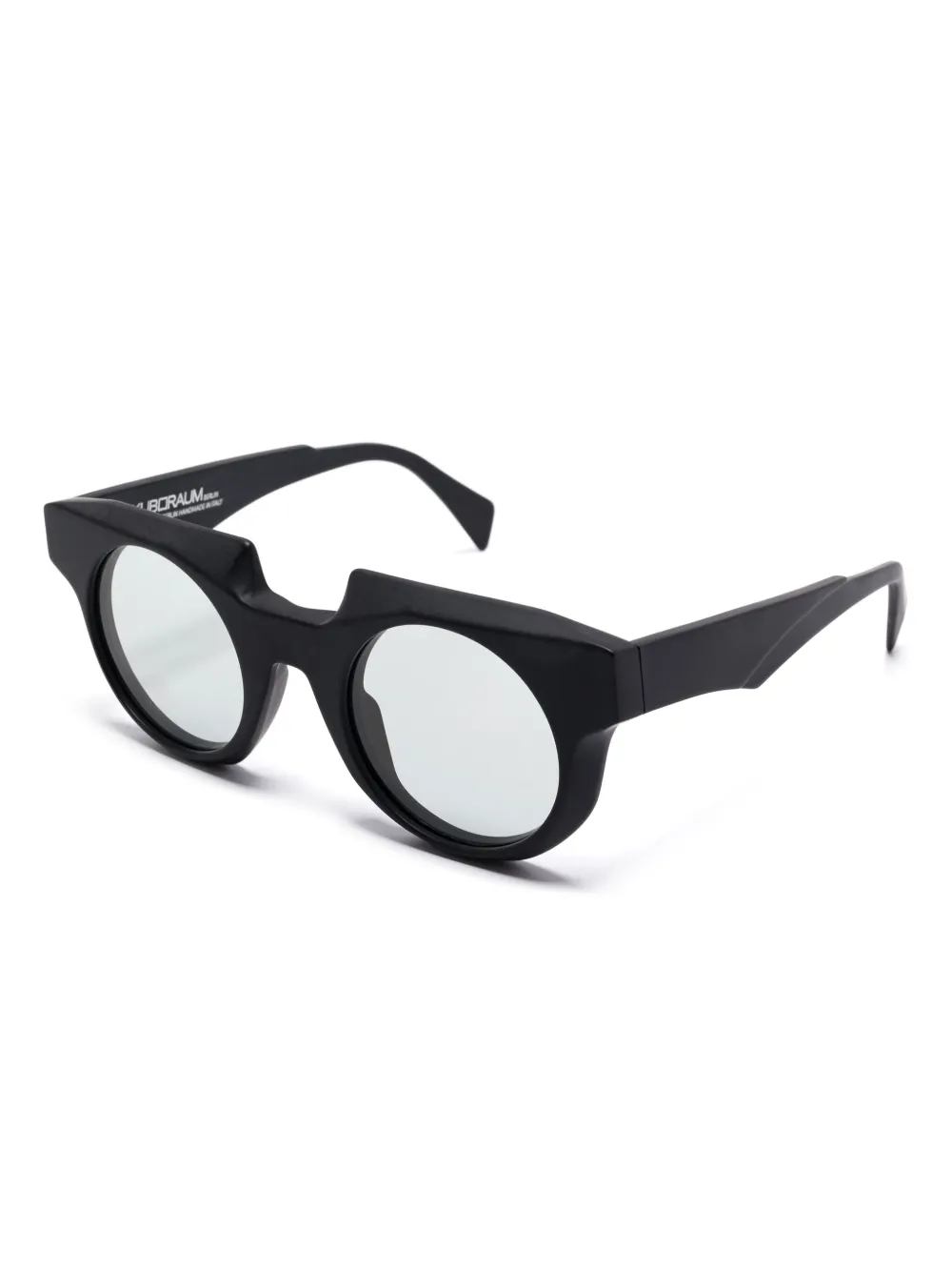 Kuboraum round-frame sunglasses - Zwart