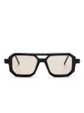 Kuboraum pilot-frame sunglasses - Black