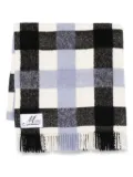 Marni checked scarf - Blue