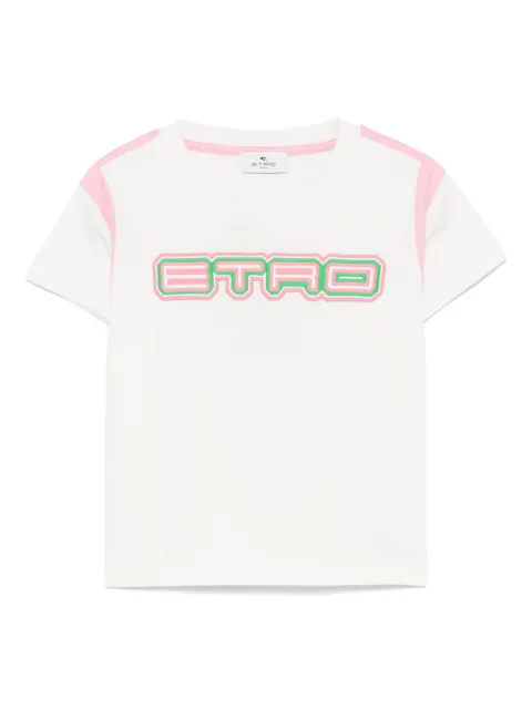 ETRO KIDS playera con logo bordado
