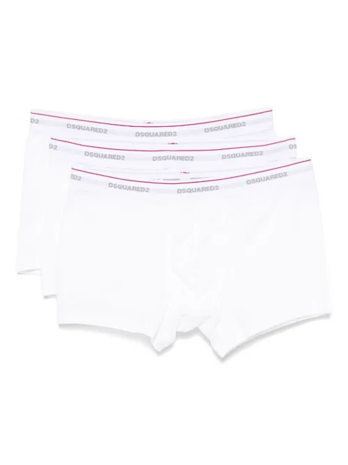 Lot de trois boxers à bande logo - DSQUARED2 - Modalova