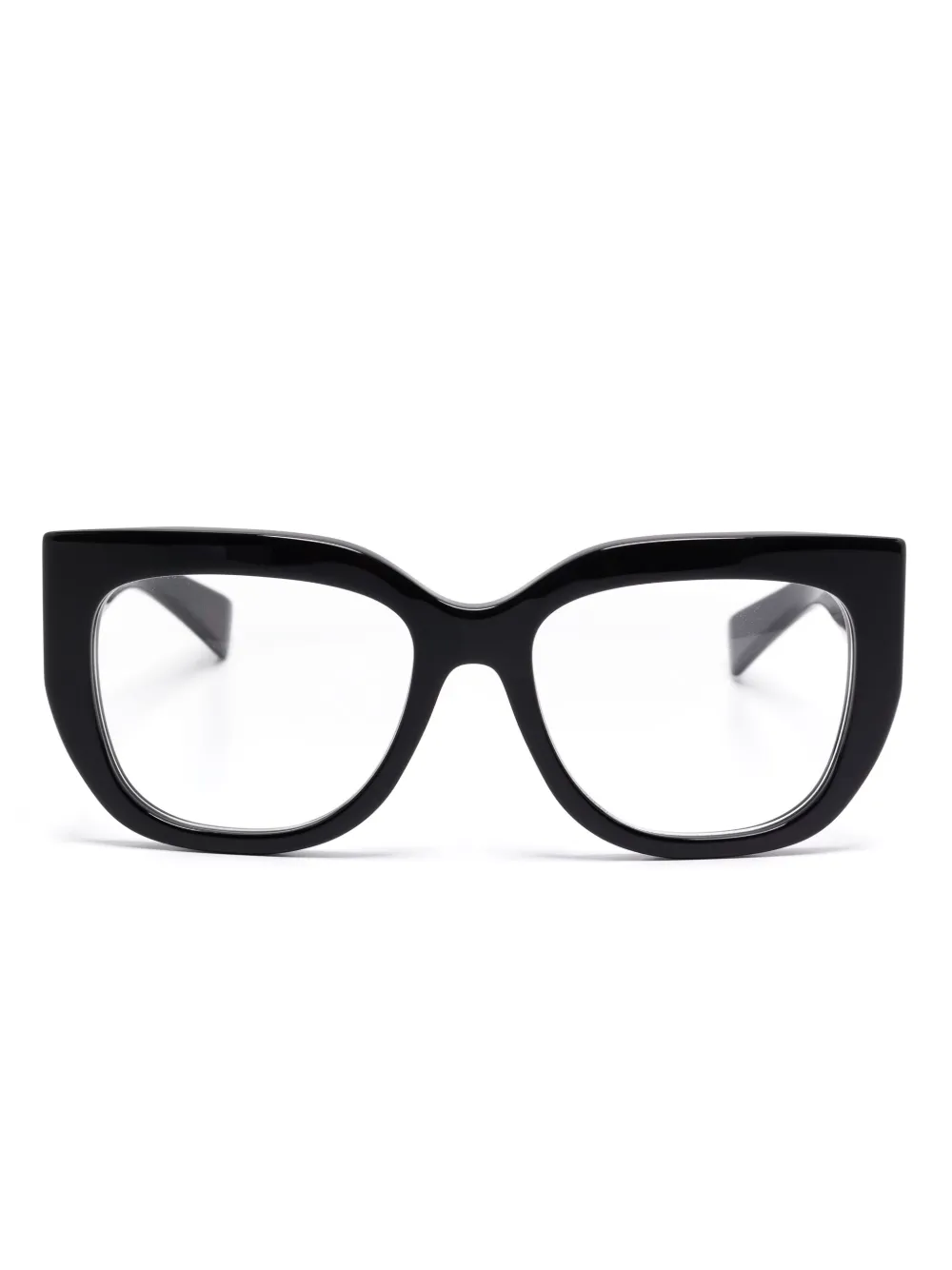 Gucci Eyewear バタフライ眼鏡フレーム - ブラック Gucci Eyewear バタフライ眼鏡フレーム - ブラック