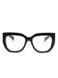 Gucci Eyewear butterfly-frame glasses - Black