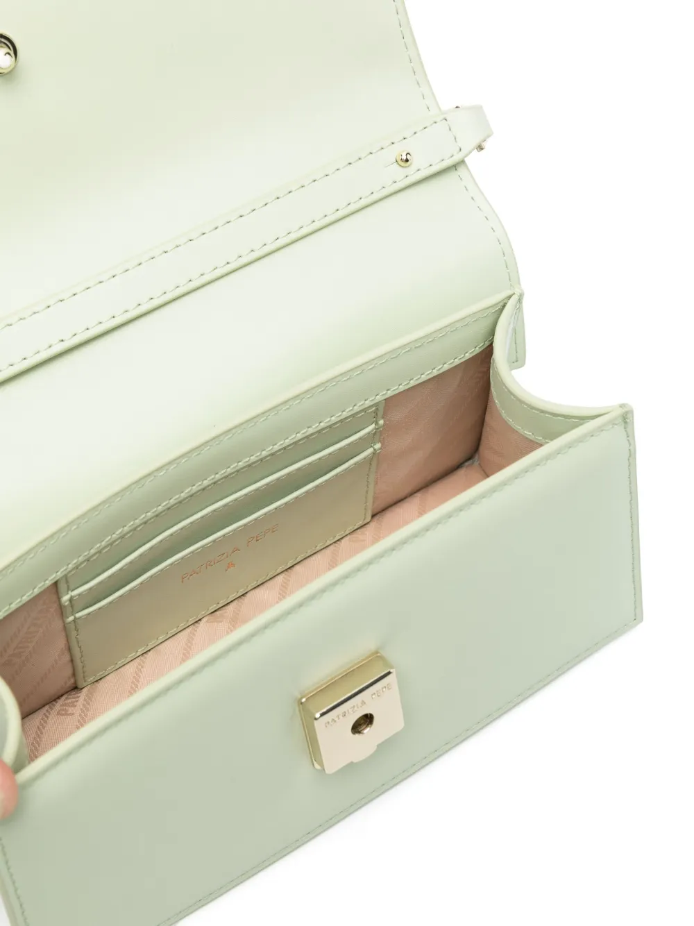 Patrizia Pepe Fly Bamby mini-shopper Groen