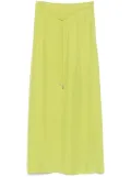 Alysi silk maxi skirt - Green