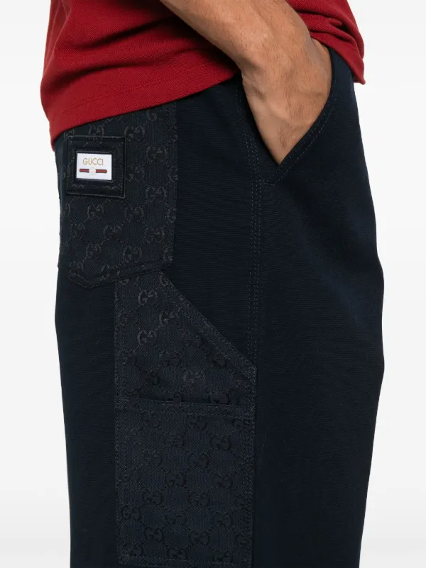 【関税＆送料込み】Gucci Trousers Gucci GG Leather Trousers | Black | FARFETCH