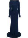 Elisabetta Franchi Red Carpet maxi dress - Blue