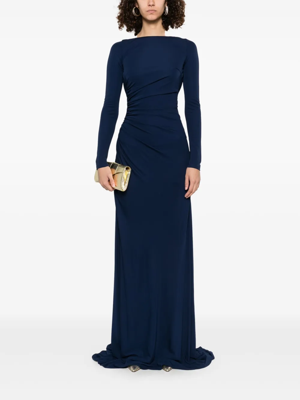 Elisabetta Franchi Red Carpet maxi-dress - Blauw