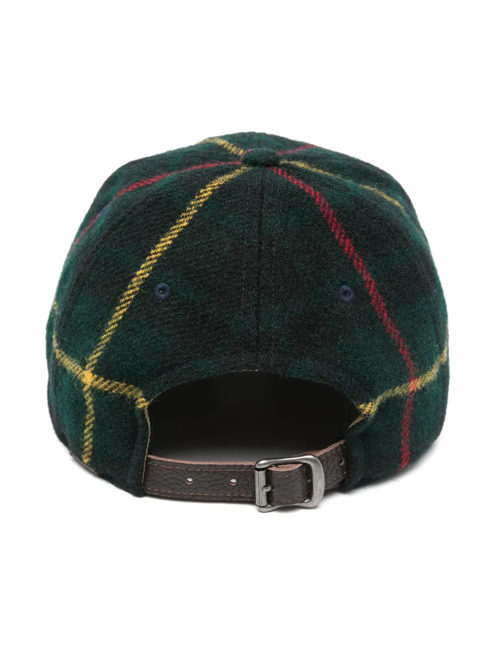 Polo Ralph Lauren plaid wool baseball cap - Groen