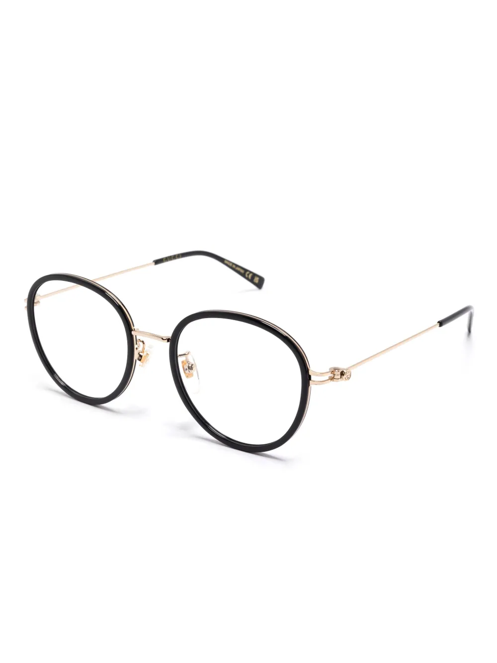 Gucci Eyewear Bril met rond montuur - Zwart
