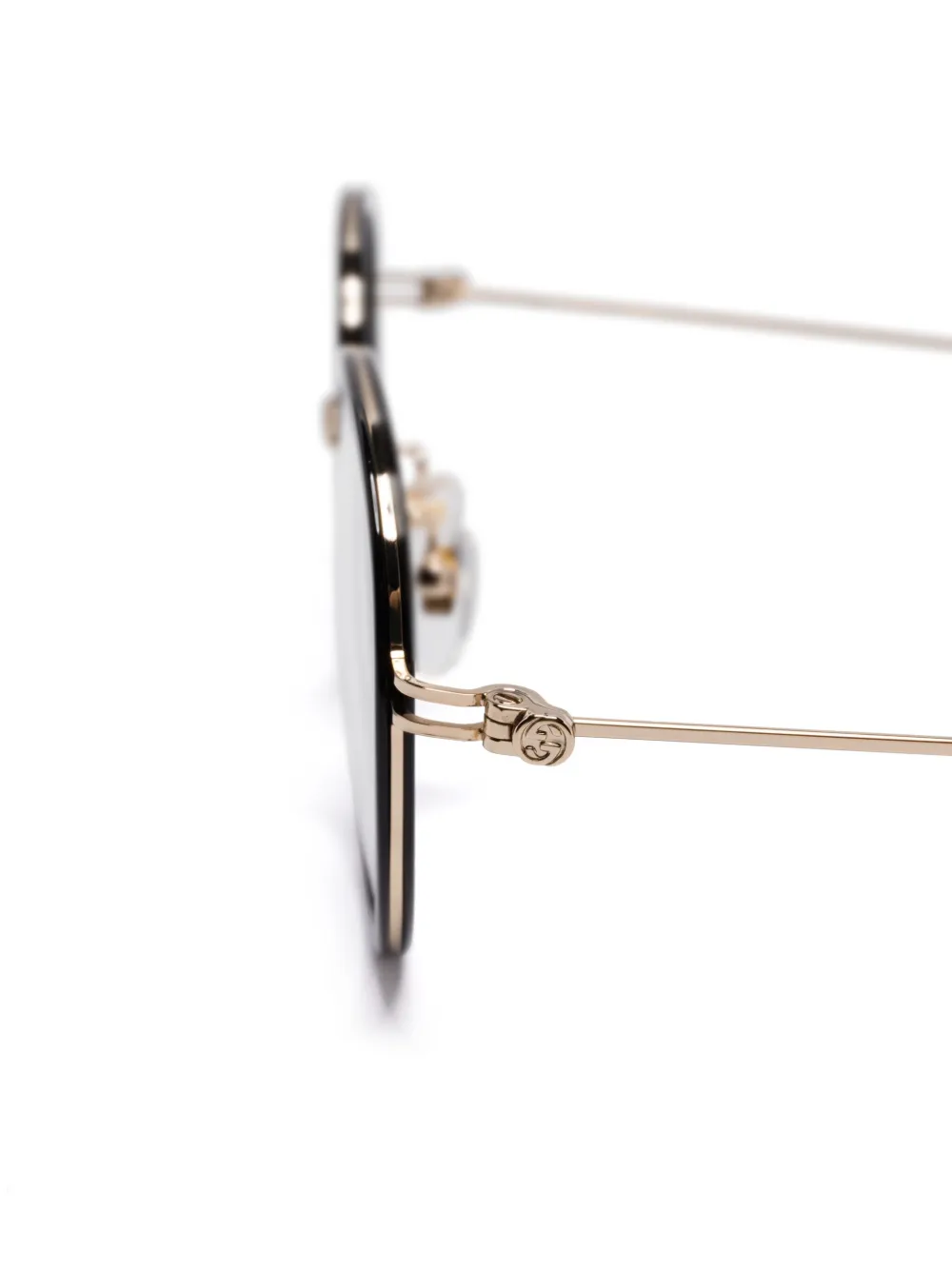 Gucci Round-frame Glasses In Black