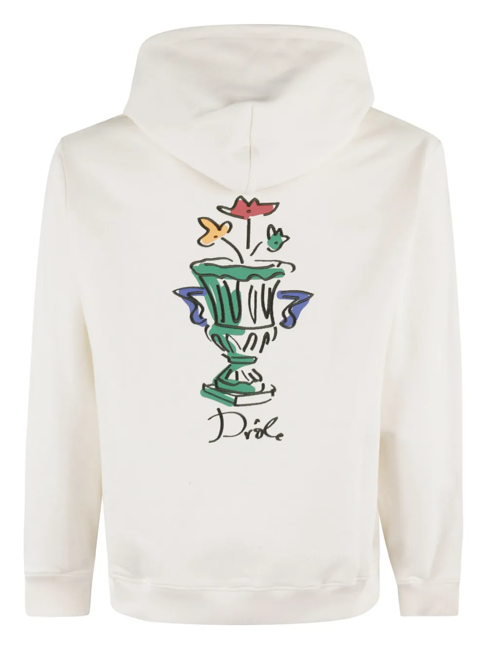 Drôle De Monsieur Vase hoodie - CREAM