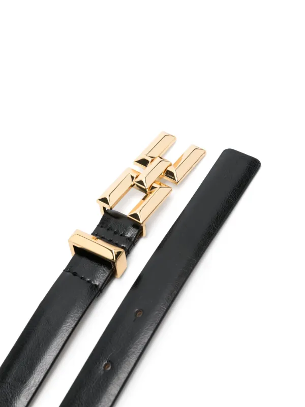 Elisabetta Franchi 3D-logo Belt | Black | FARFETCH UK
