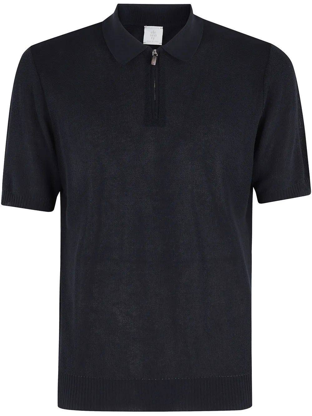 Eleventy playera tipo polo con cierre | azul | Image 1