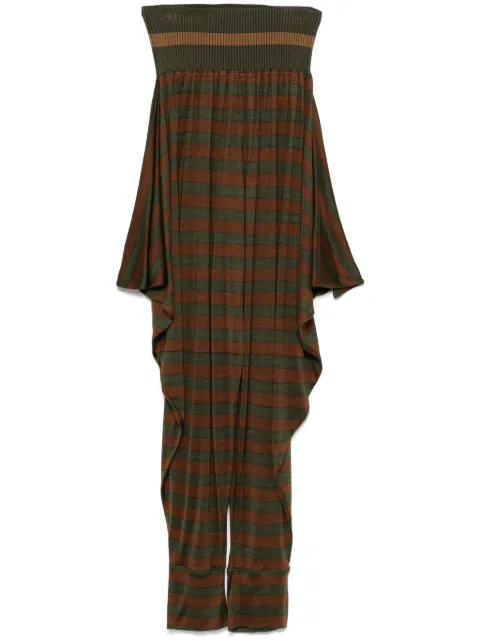 Jean Paul Gaultier Pre-Owned بنطال مخطط من الثمانينيات
