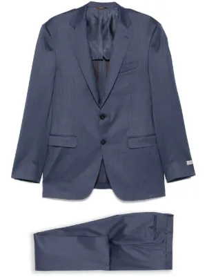 Brioni シングルスーツ | ブルー | FARFETCH JP