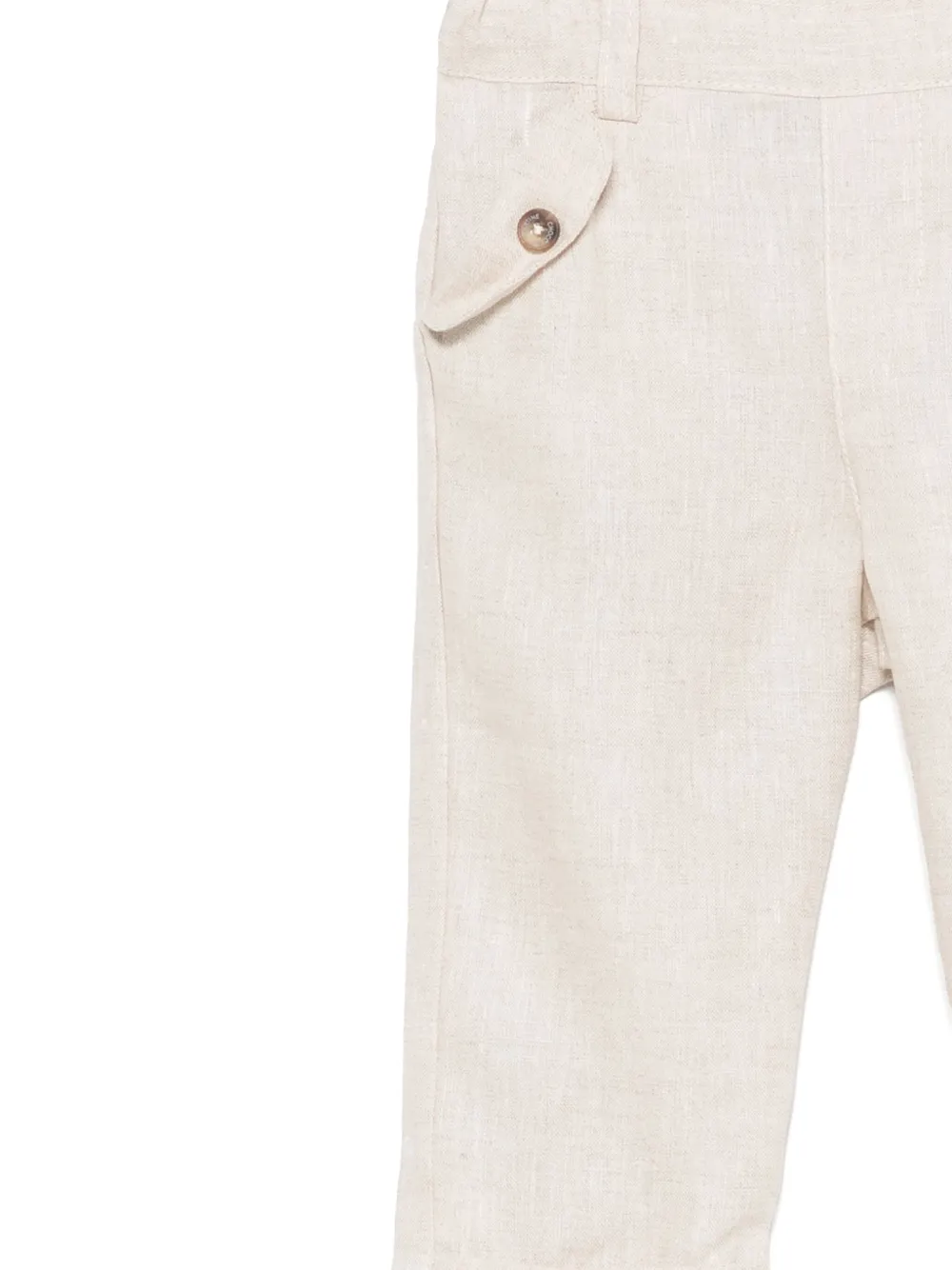 Tartine Et Chocolat Linnen broek Beige