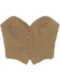 Moschino Pre-Owned 2000s cropped top - Green
