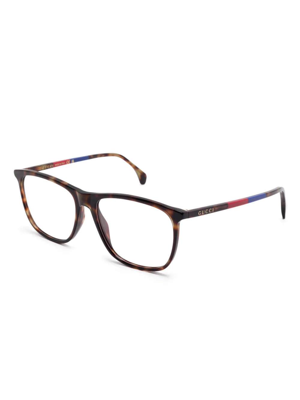 Gucci Eyewear Bril met rechthoekig montuur - Bruin