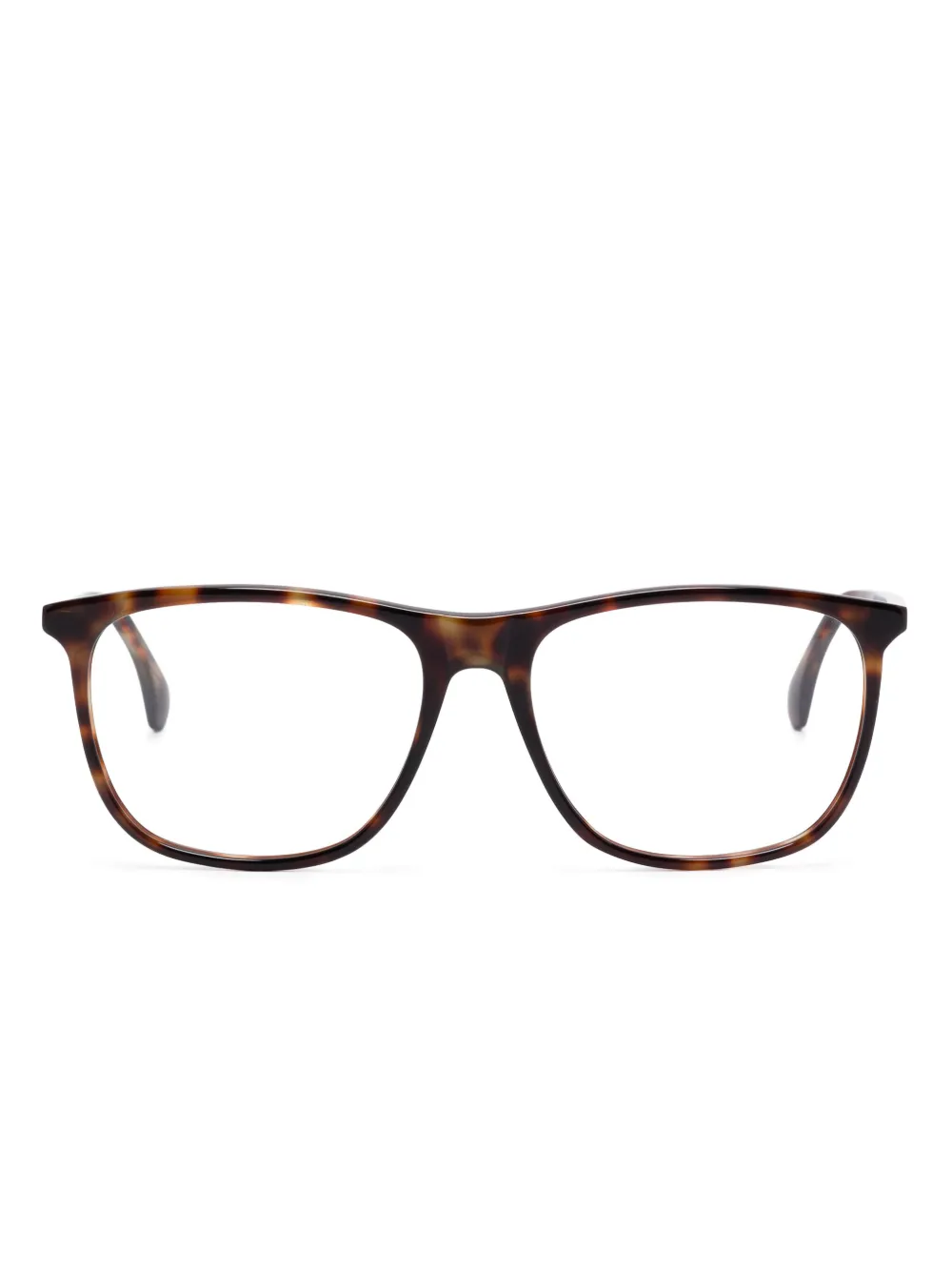 Gucci Eyewear rectangle-frame glasses | Brown | Image 1