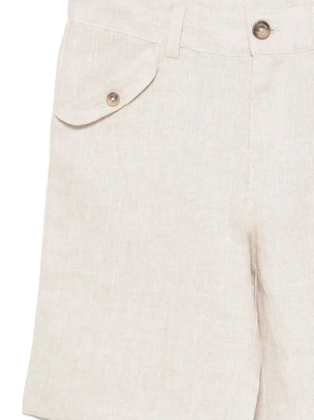 Tartine Et Chocolat Linnen broek Beige